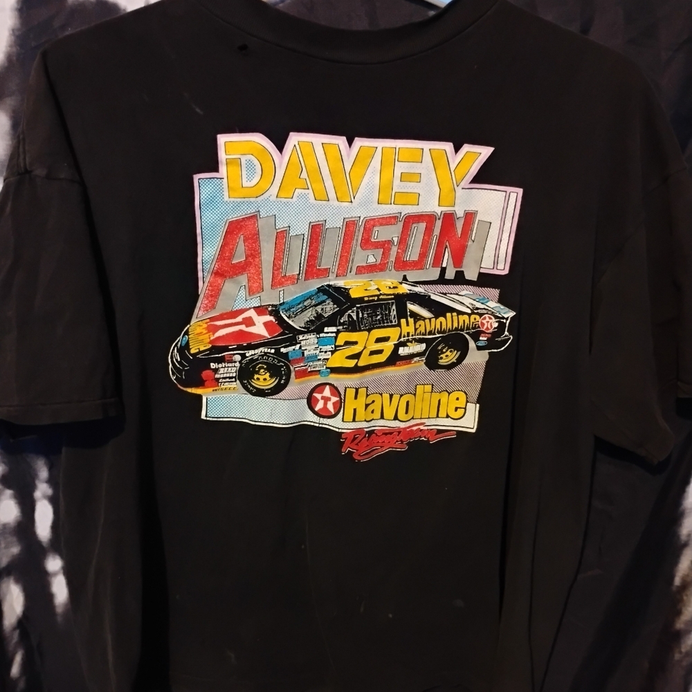 A Vintage Davey Allison NASCAR Shirt